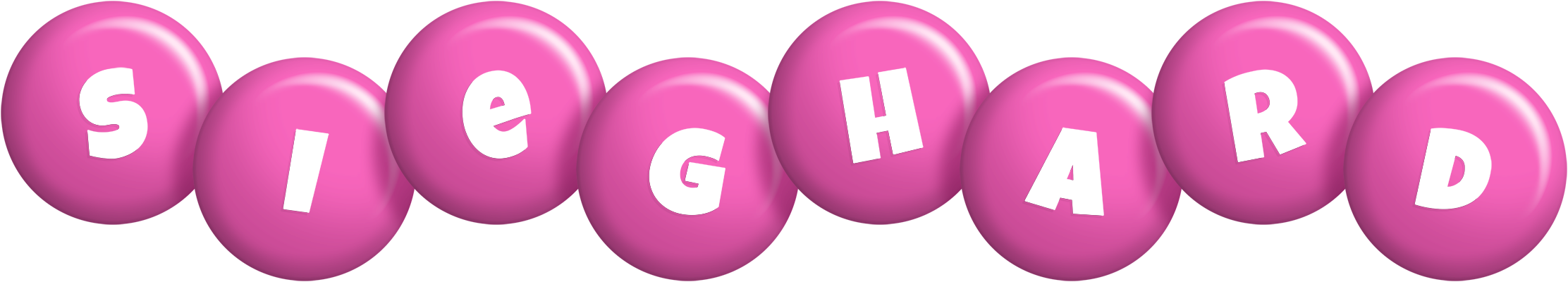 Sieghard candy-pink logo