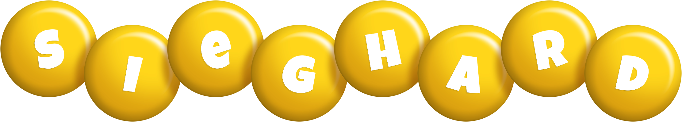 Sieghard candy-yellow logo