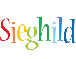 Sieghild birthday logo