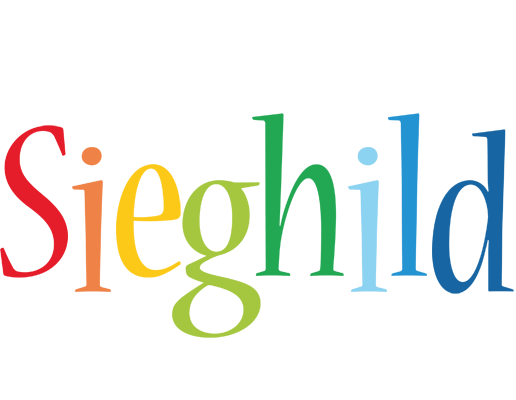 Sieghild birthday logo