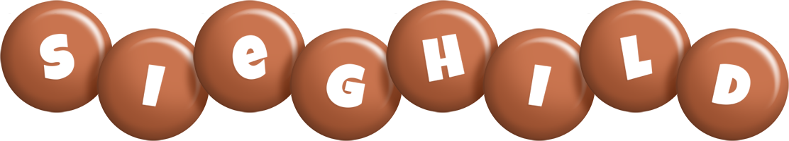 Sieghild candy-brown logo