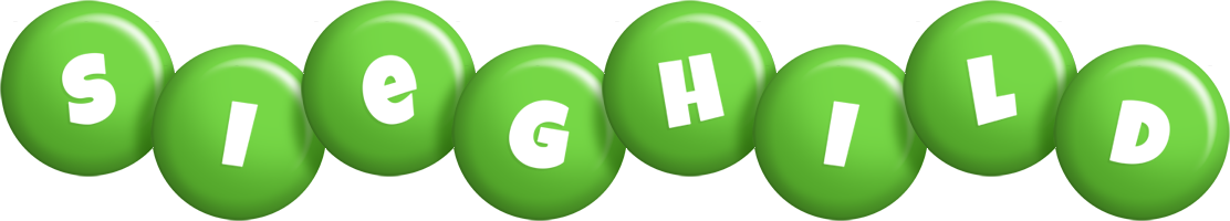 Sieghild candy-green logo