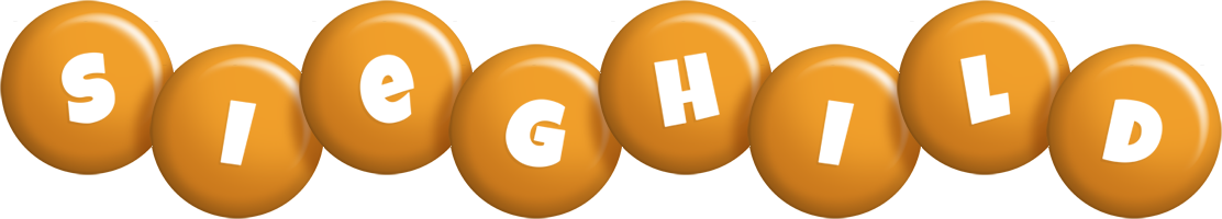 Sieghild candy-orange logo