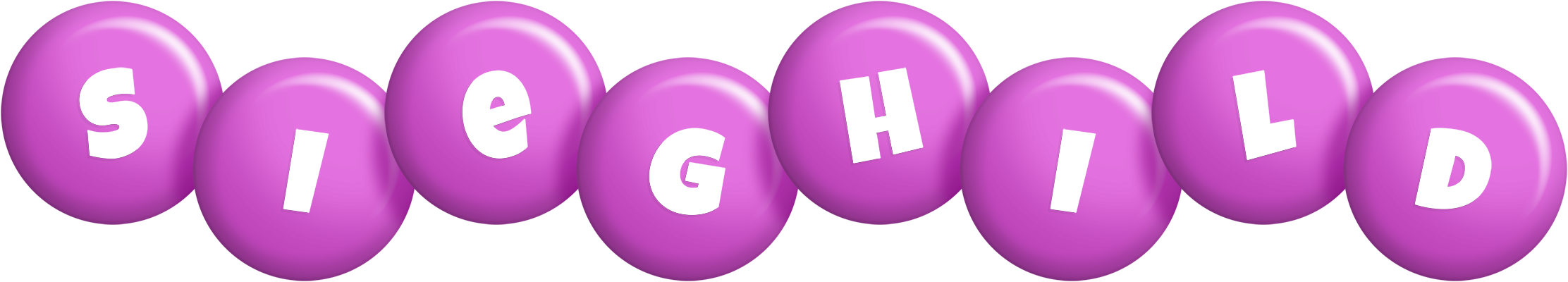 Sieghild candy-purple logo