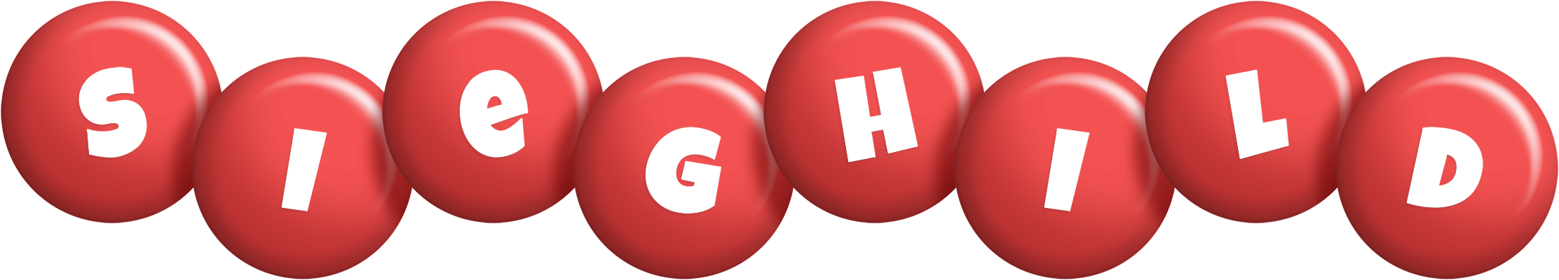 Sieghild candy-red logo