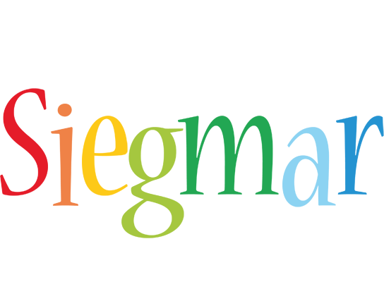 Siegmar birthday logo