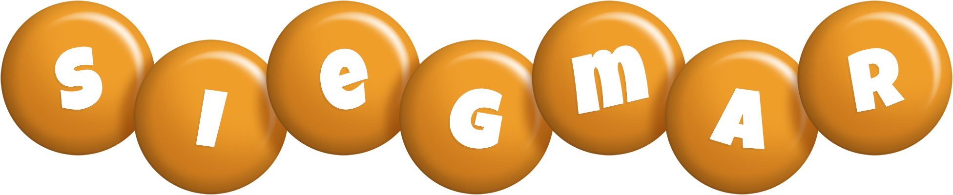 Siegmar candy-orange logo