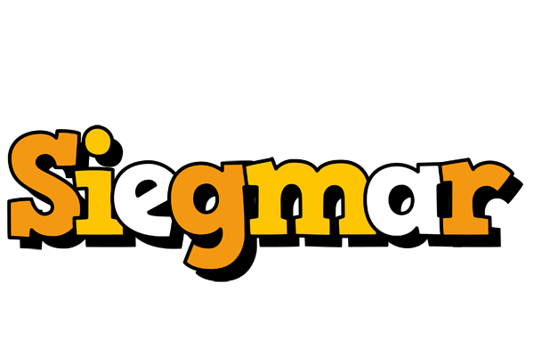 Siegmar cartoon logo