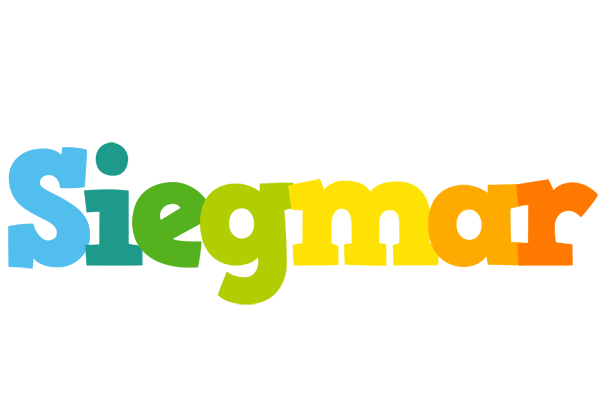 Siegmar rainbows logo