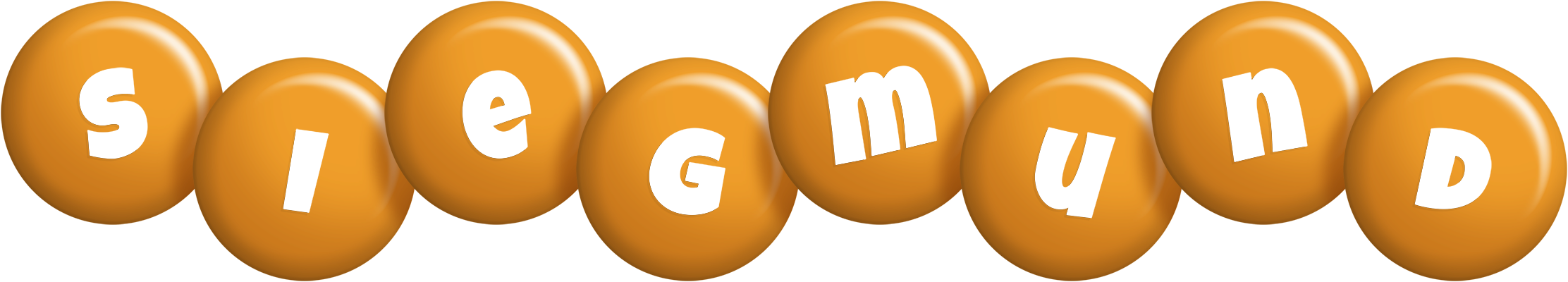 Siegmund candy-orange logo