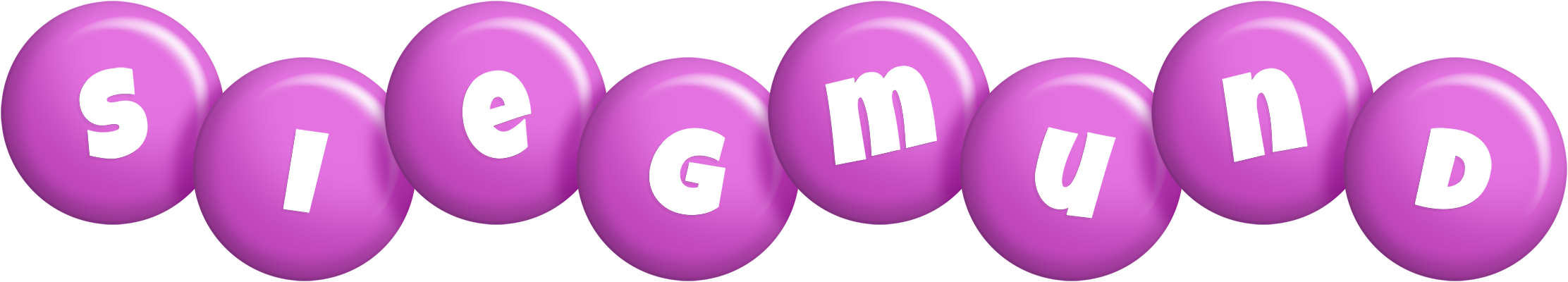 Siegmund candy-purple logo
