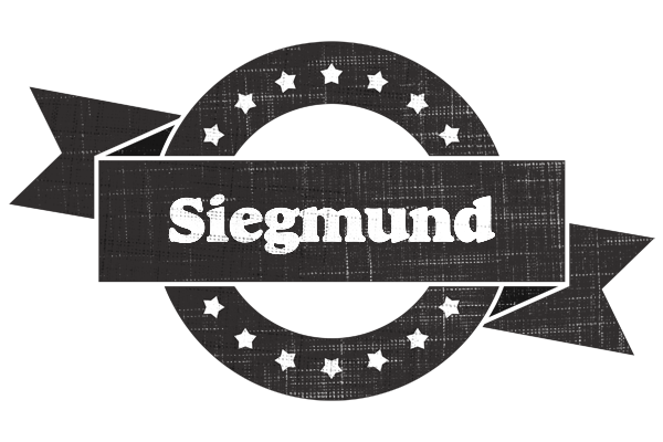 Siegmund grunge logo