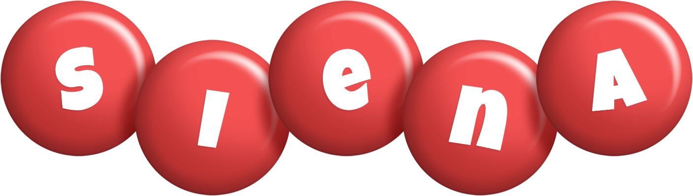 Siena candy-red logo
