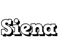 Siena snowing logo