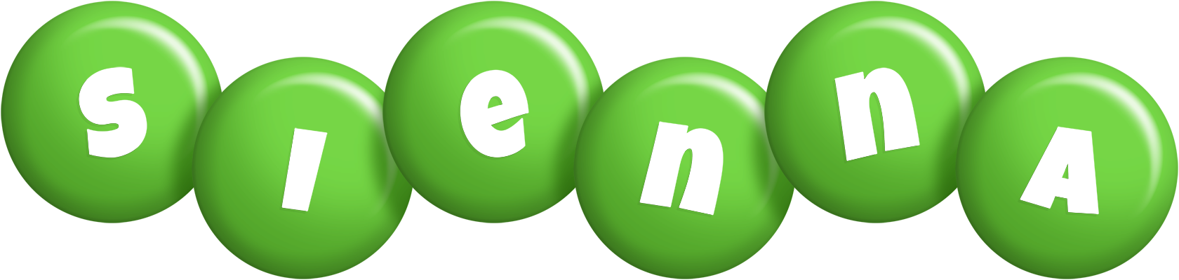 Sienna candy-green logo