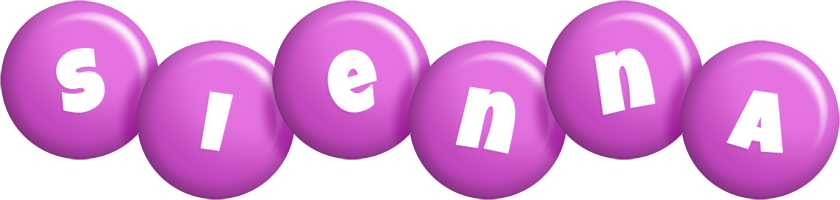 Sienna candy-purple logo
