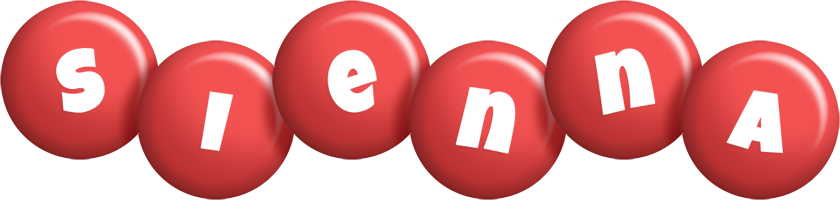 Sienna candy-red logo