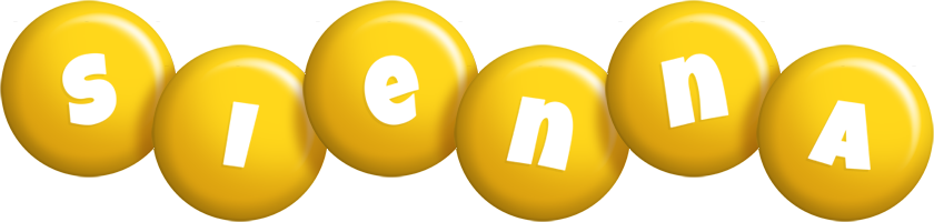 Sienna candy-yellow logo