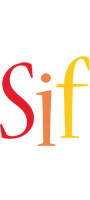 Sif birthday logo