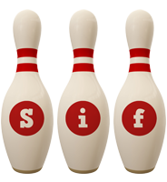 Sif bowling-pin logo