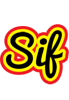 Sif flaming logo