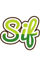 Sif golfing logo