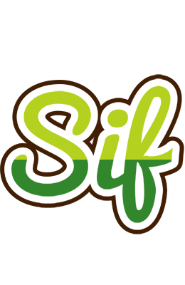 Sif golfing logo