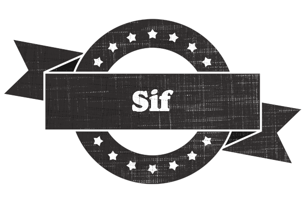 Sif grunge logo