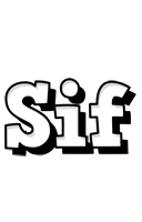 Sif snowing logo