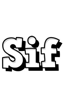 Sif snowing logo