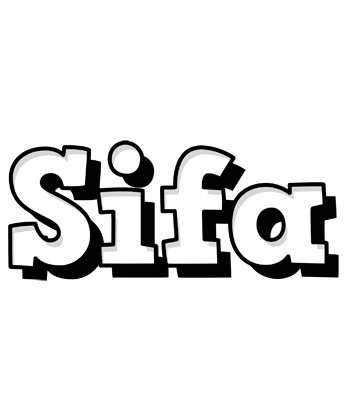 Sifa snowing logo