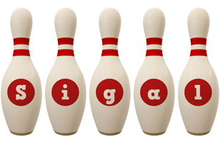 Sigal bowling-pin logo