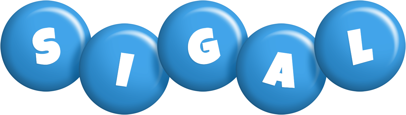 Sigal candy-blue logo