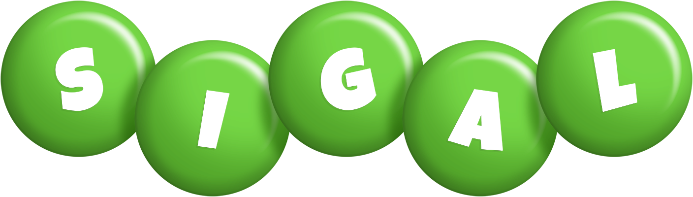 Sigal candy-green logo