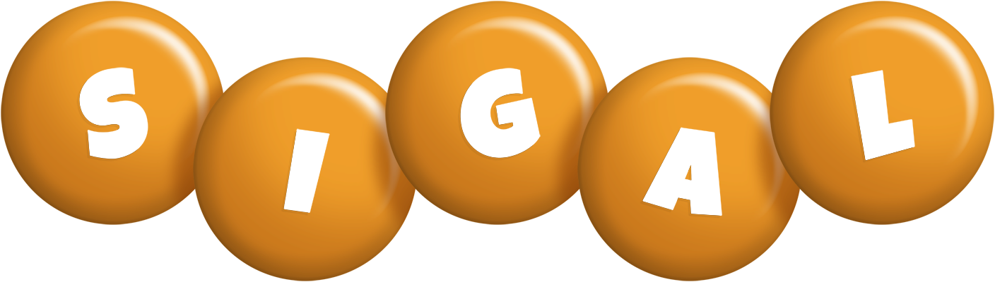Sigal candy-orange logo