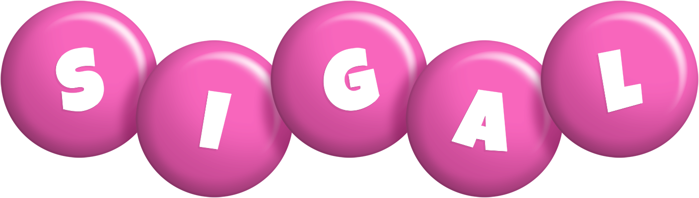 Sigal candy-pink logo