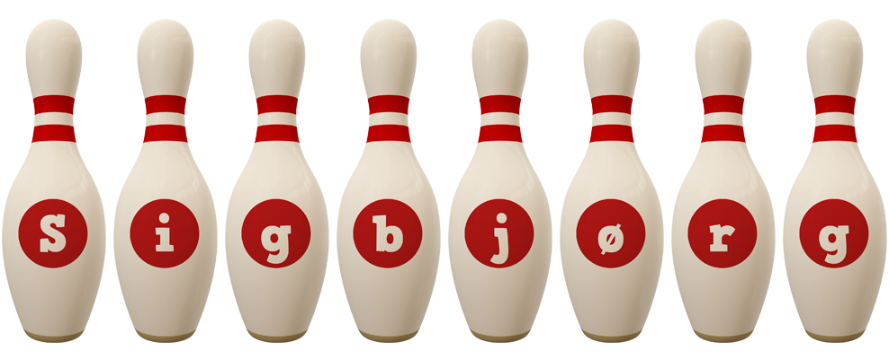 Sigbjørg bowling-pin logo