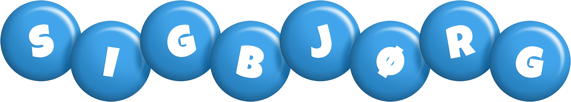 Sigbjørg candy-blue logo