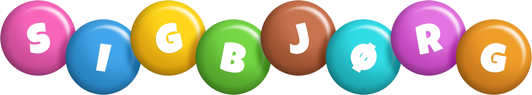 Sigbjørg candy logo