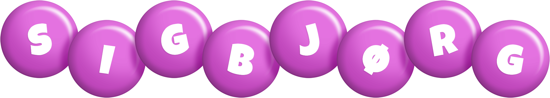 Sigbjørg candy-purple logo
