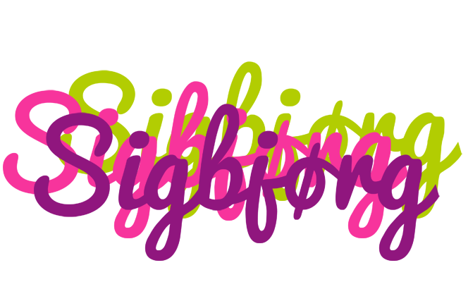 Sigbjørg flowers logo