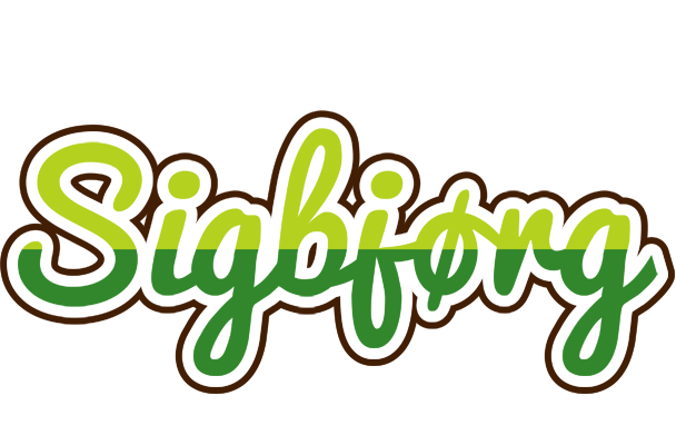 Sigbjørg golfing logo