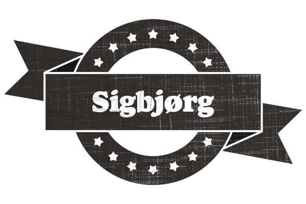 Sigbjørg grunge logo
