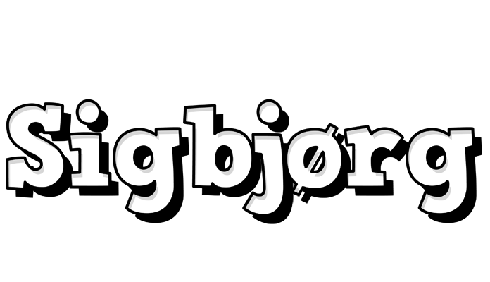 Sigbjørg snowing logo