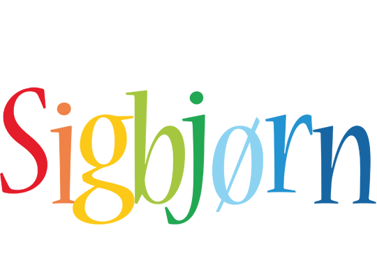 Sigbjørn birthday logo