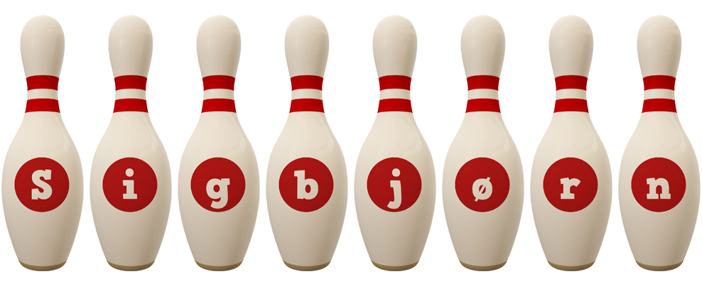 Sigbjørn bowling-pin logo