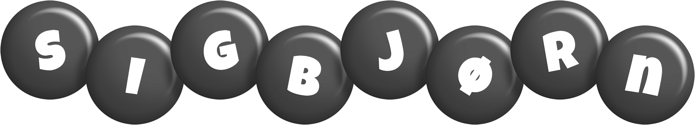 Sigbjørn candy-black logo