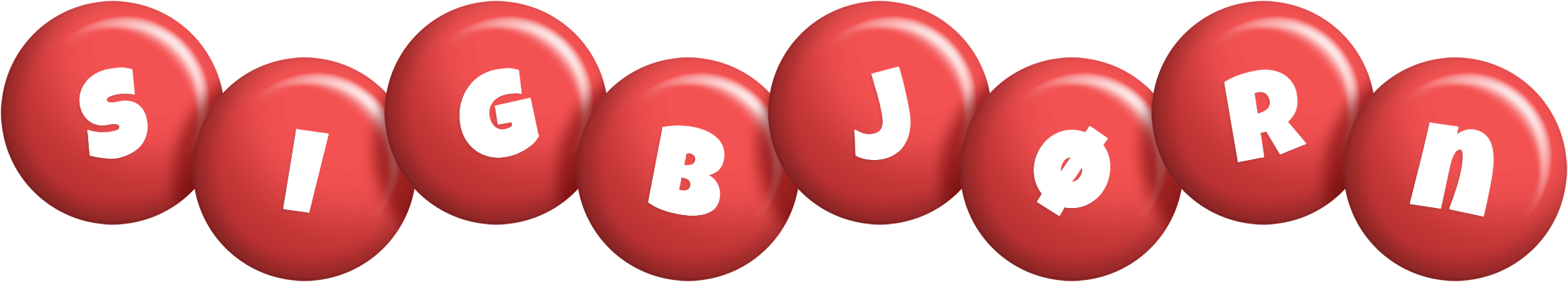 Sigbjørn candy-red logo