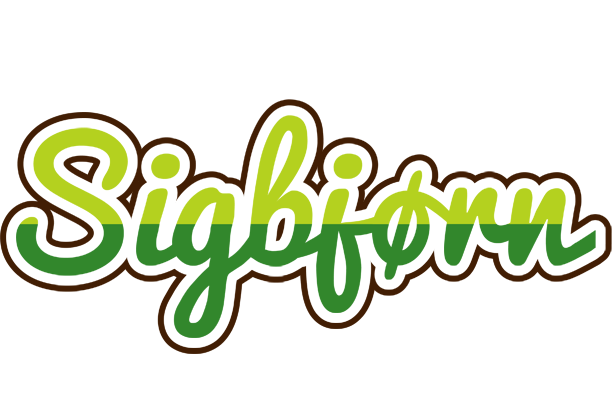Sigbjørn golfing logo