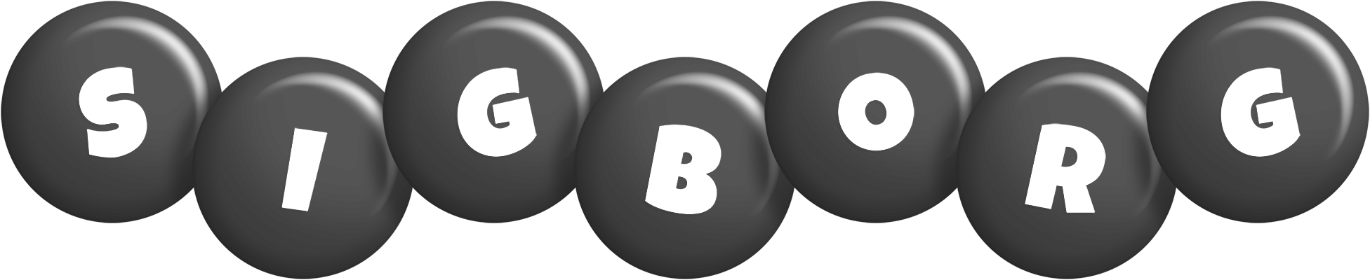 Sigborg candy-black logo